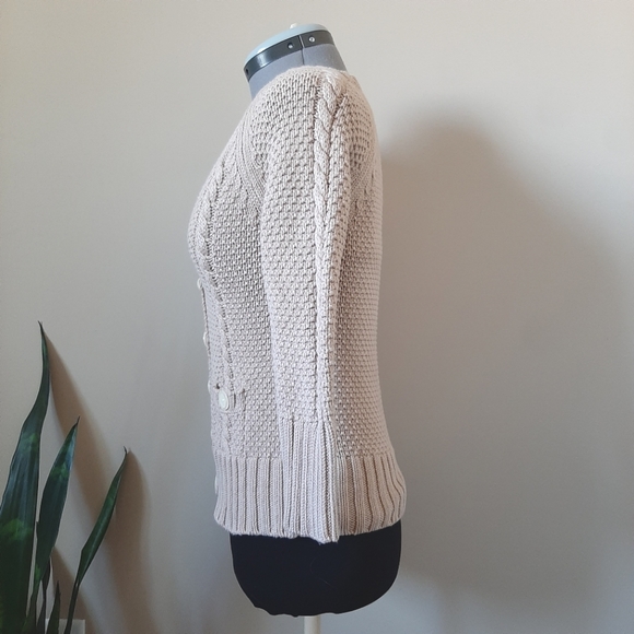 Banana Republic Cable Knit Cardigan - Picture 2 of 5